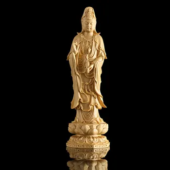 26cm Avalokitesvara Guanyin Mahasthamaprapta Amitabha Buddha Statue Solid Wood Chinese Buddhism Buda Figurines Home Decor R1547
26cm Avalokitesvara Guanyin Mahasthamaprapta Amitabha Buddha Statue Solid Wood Chinese Buddhism Buda Figurines Home Decor R1547