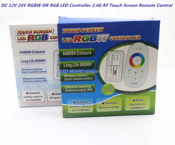 DC 12V 24V RGBW / RGB LED Controler Touch Screen 2.4G DC12-24V 18A Remote Controller Channel For RGB / RGBW Strip
DC 12V 24V RGBW / RGB LED Controler Touch Screen 2.4G DC12-24V 18A Remote Controller Channel For RGB / RGBW Strip