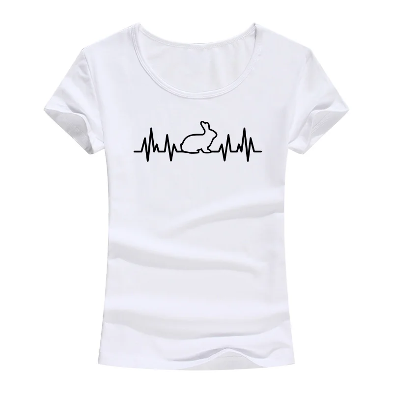 Heartbeat Rabbit Print Women Tshirt Cotton Casual Funny T Shirt For Lady Yong Girl Top Tee Hipster Clothing
Heartbeat Rabbit Print Women Tshirt Cotton Casual Funny T Shirt For Lady Yong Girl Top Tee Hipster Clothing