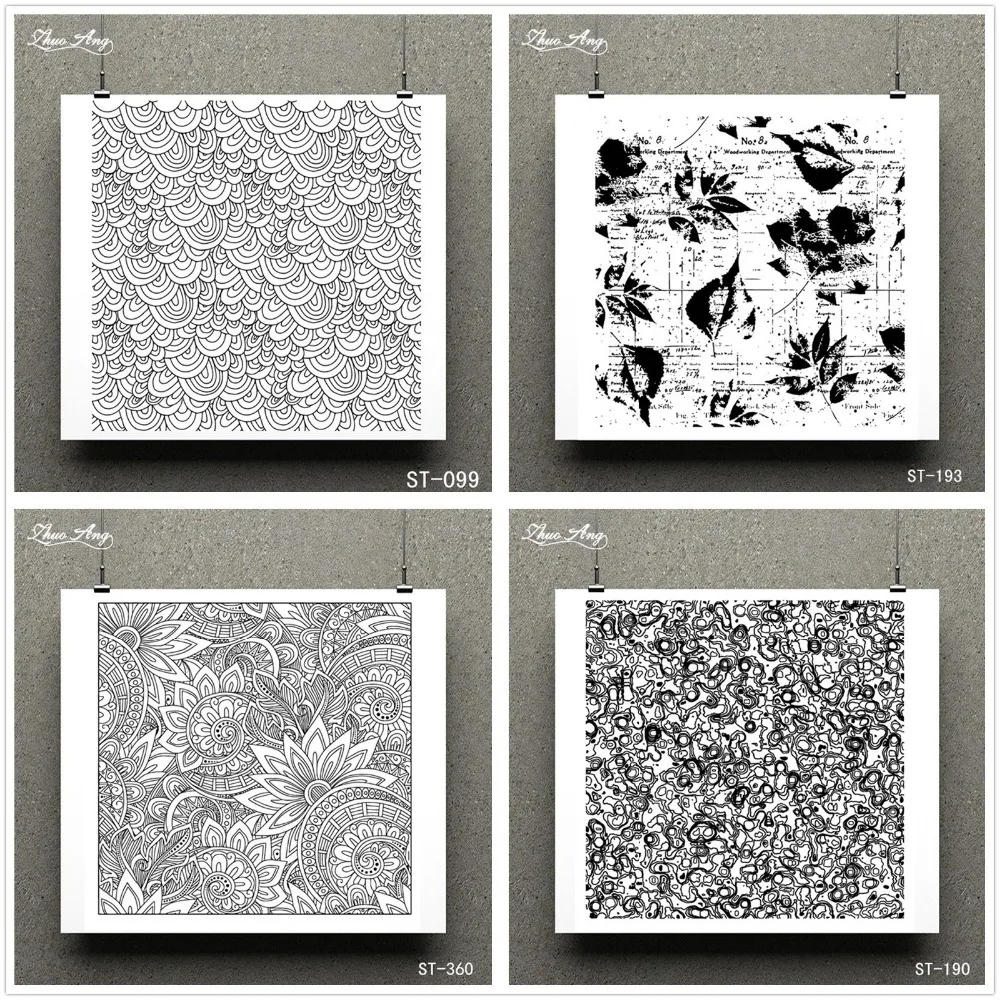 Autone Beautiful Leaf Clear Stamps for Cards Making Silicone Stamps for DIY Scrapbooking Album Paper Cards Making Decoration