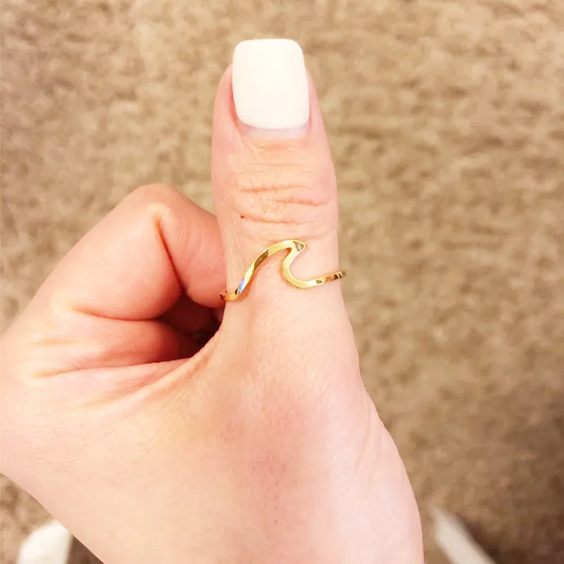 2019 new women's ring adjustable gold irregular ring stainless steel white gold ring Fashion Adjustable Bague Femme Rose Gold Si
2019 new women's ring adjustable gold irregular ring stainless steel white gold ring Fashion Adjustable Bague Femme Rose Gold Si