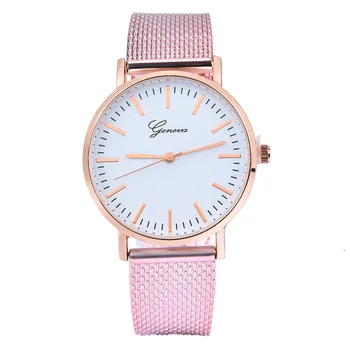 Casual Women's mesh belt watch simple scale alloy dial quartz Geneva wrist accessories watch elegante reloj para mujeres 
Casual Women's mesh belt watch simple scale alloy dial quartz Geneva wrist accessories watch elegante reloj para mujeres