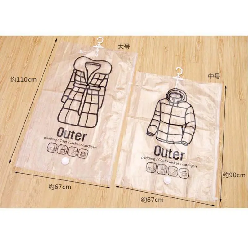 Hang Vacuum Bag Clothes Folding Transparent Border Organizer Pouch Compression Sealed Bag To Save Space organizer Home Storage
Hang Vacuum Bag Clothes Folding Transparent Border Organizer Pouch Compression Sealed Bag To Save Space organizer Home Storage