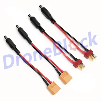 4PCS T / XT60 Male Plug to 5.5mm DC Plug Jack Cable Adapter DC5521 Connect Lipo Battery FPV Monitor Power Supply Cable line
4PCS T / XT60 Male Plug to 5.5mm DC Plug Jack Cable Adapter DC5521 Connect Lipo Battery FPV Monitor Power Supply Cable line