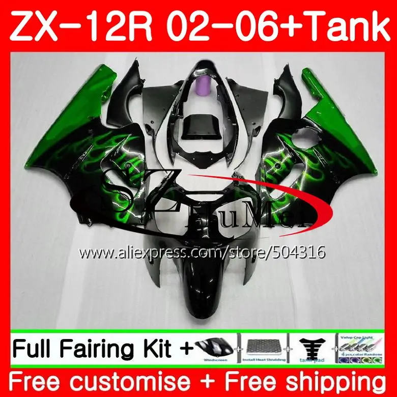Injection For KAWASAKI NINJA ZX-12R ZX1200 CC 24HS17 green flames ZX12R 02 03 04 05 06 ZX 12R 2002 2003 2004 2005 2006 Fairings
Injection For KAWASAKI NINJA ZX-12R ZX1200 CC 24HS17 green flames ZX12R 02 03 04 05 06 ZX 12R 2002 2003 2004 2005 2006 Fairings