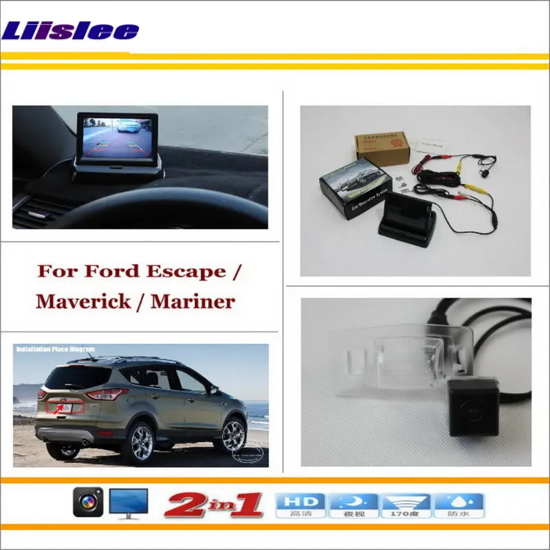 Car Rearview Camera + 4.3" LCD Screen Monitor = 2 in 1 Parking Assistance System - For Ford Escape / Maverick / Mariner
Car Rearview Camera + 4.3" LCD Screen Monitor = 2 in 1 Parking Assistance System - For Ford Escape / Maverick / Mariner