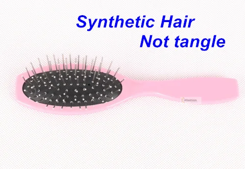 1pc Prevent static hair brush for synthetic hair not tangle clip extension wig pink comb styling tools
1pc Prevent static hair brush for synthetic hair not tangle clip extension wig pink comb styling tools