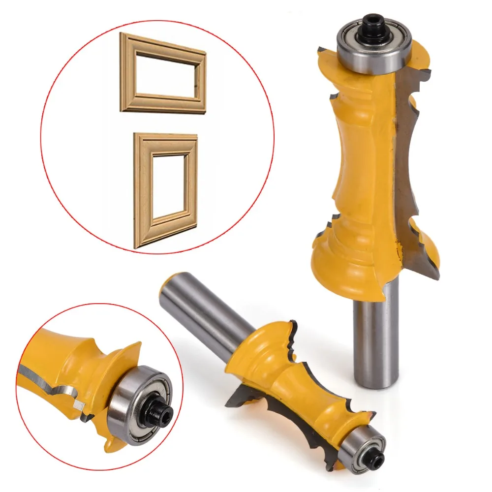 2Pcs Anti-kickback Router Bit Set 1/2" Shank Mitered Door & Drawer Molding Router Bit Set For Woodworking Cutter
2Pcs Anti-kickback Router Bit Set 1/2" Shank Mitered Door & Drawer Molding Router Bit Set For Woodworking Cutter