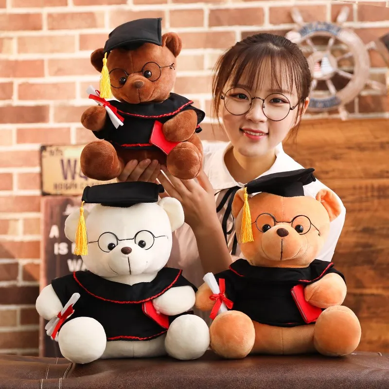 lovely handsome glasses Dr Bear plush toys cute Dr bear dolls Graduation gift Birthday present
lovely handsome glasses Dr Bear plush toys cute Dr bear dolls Graduation gift Birthday present