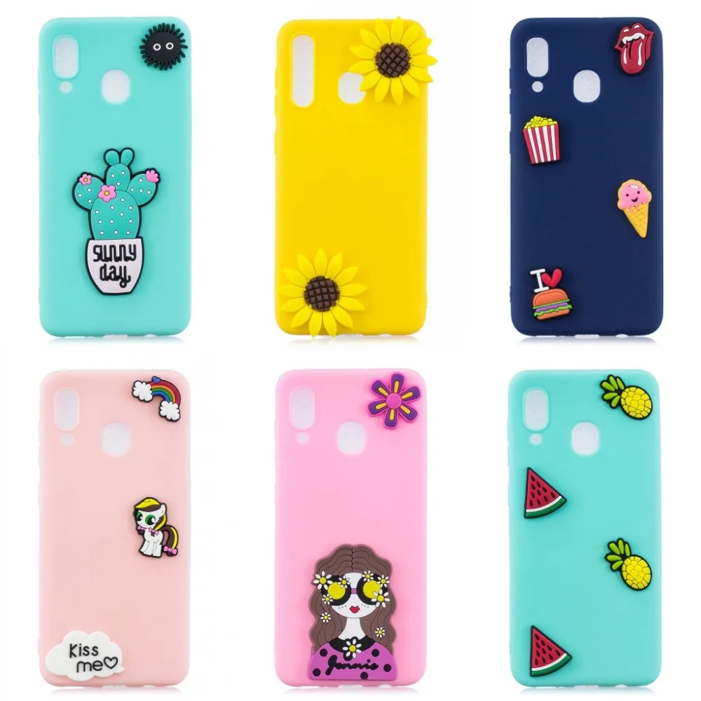Case for Samsung Galaxy A30 A50 A40 A70 A10 DIY 3D Cartoon Soft Silicone Summer cactus Ice cream fruit Back Cover Shell Capa
Case for Samsung Galaxy A30 A50 A40 A70 A10 DIY 3D Cartoon Soft Silicone Summer cactus Ice cream fruit Back Cover Shell Capa