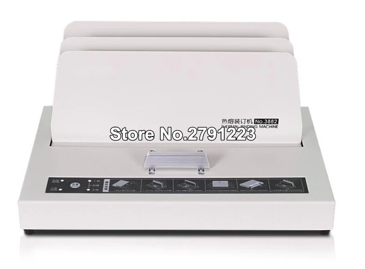 220V 50Hz 100W Hot glue binding machine Desktop Perfect Paper Thermal Binder Electric Metal Book Maker
220V 50Hz 100W Hot glue binding machine Desktop Perfect Paper Thermal Binder Electric Metal Book Maker
