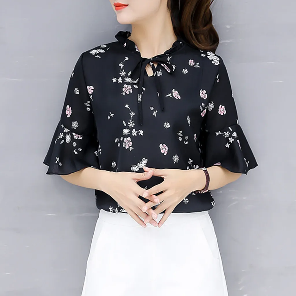 Women Summer Casual Shirts Short Sleeve O-Neck Print Top Blouse Lady Elegant Blusas Tops Chemisiers Et Blouses Femme Streetwear
Women Summer Casual Shirts Short Sleeve O-Neck Print Top Blouse Lady Elegant Blusas Tops Chemisiers Et Blouses Femme Streetwear