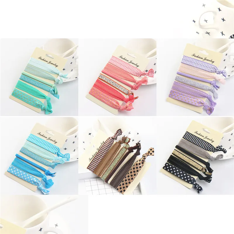 6pcs Fashion Women Girls' Hair Accessories Elastic Mixed Hair Ties Knot Ponytail Holder Hairband Bracelets Rubber
6pcs Fashion Women Girls' Hair Accessories Elastic Mixed Hair Ties Knot Ponytail Holder Hairband Bracelets Rubber