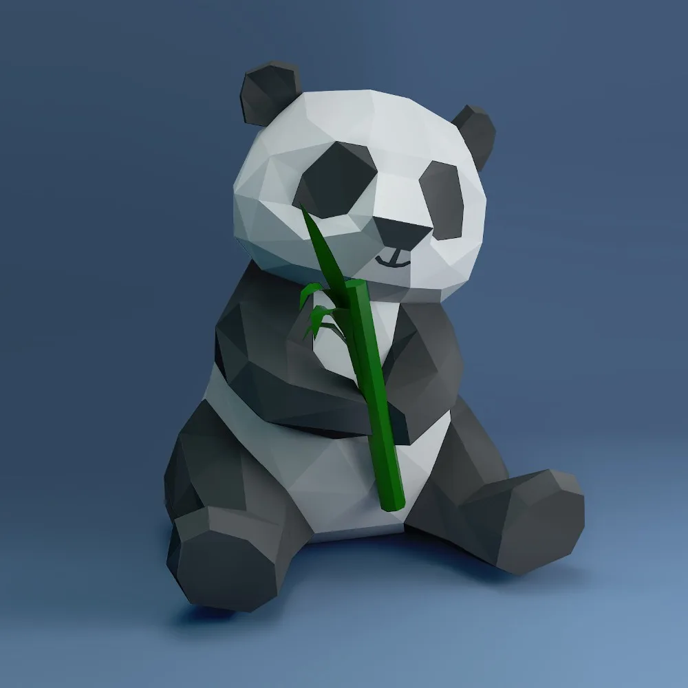 Paper Panda eat bamboo Model Toys 3D DIY material manual creative Party props lovely tide decorate Christmas Gift For Children
Paper Panda eat bamboo Model Toys 3D DIY material manual creative Party props lovely tide decorate Christmas Gift For Children