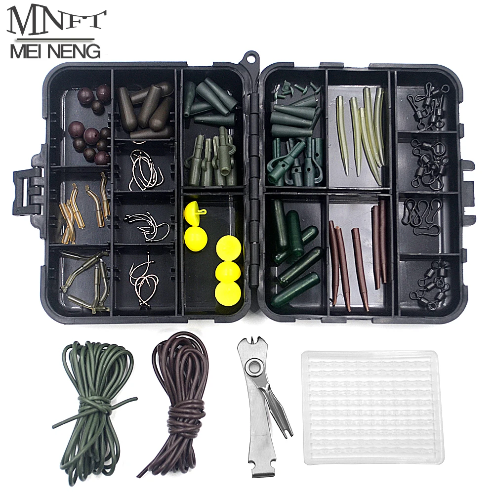 MNFT 1Set Assorted Carp Fishing Tackle Box Kit Hook/Safety Lead Clips/Boilie Stopper/Swivels Terminal / Beads / Clips / Sleeves
MNFT 1Set Assorted Carp Fishing Tackle Box Kit Hook/Safety Lead Clips/Boilie Stopper/Swivels Terminal / Beads / Clips / Sleeves