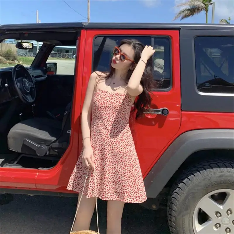 Women's Lovely Dresses Chic Ins Kawaii Casual Slim Retro Dress Girl Sweet Korean Punk Clothes For Women Summer Office Beach
Women's Lovely Dresses Chic Ins Kawaii Casual Slim Retro Dress Girl Sweet Korean Punk Clothes For Women Summer Office Beach