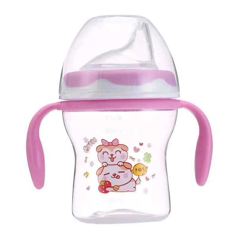 Suction Feeding Bottles Cups for Babies Water Milk Bottle Baby Feeding Bottle Infant Training With Handle Bottle 240ml
Suction Feeding Bottles Cups for Babies Water Milk Bottle Baby Feeding Bottle Infant Training With Handle Bottle 240ml