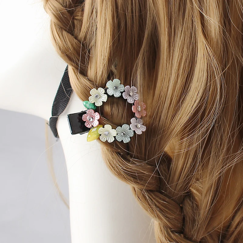 Детские заколки для волос с цветами аксессуары девочек|hair clip for children|flower hair clipdesigner