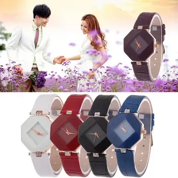 Fashion Leather Quartz Wrist Watch Women Rhinestone Faux Leather Crystal Diamond Casual Dress Steel Case Bracelet Women's Watch
Fashion Leather Quartz Wrist Watch Women Rhinestone Faux Leather Crystal Diamond Casual Dress Steel Case Bracelet Women's Watch