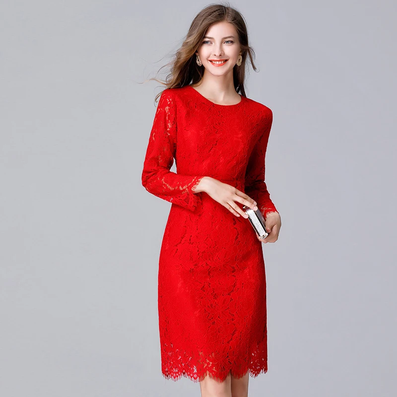 2019 women lace party dress red color plus size spring autumn women fashion lace dresses
2019 women lace party dress red color plus size spring autumn women fashion lace dresses