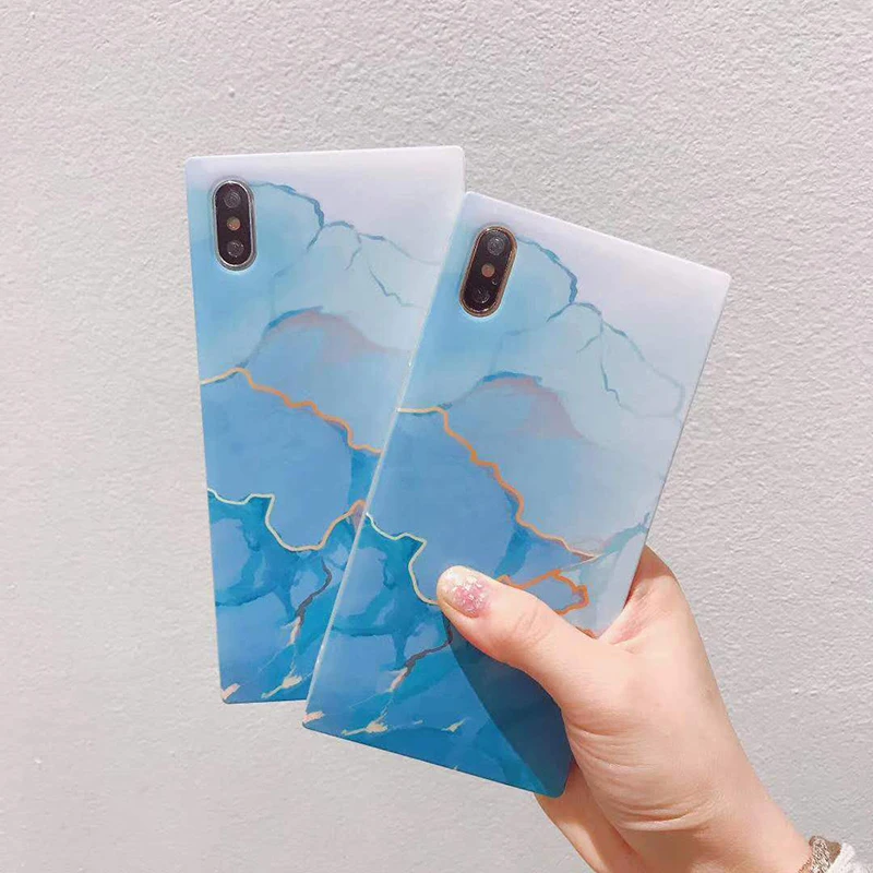 New Simple Fashionable Square Marble Soft Mobile Phone Case For iphone 6 6S 7 7 Plus 8 8 plus X XS XR XS Max Back Cover Coque
New Simple Fashionable Square Marble Soft Mobile Phone Case For iphone 6 6S 7 7 Plus 8 8 plus X XS XR XS Max Back Cover Coque