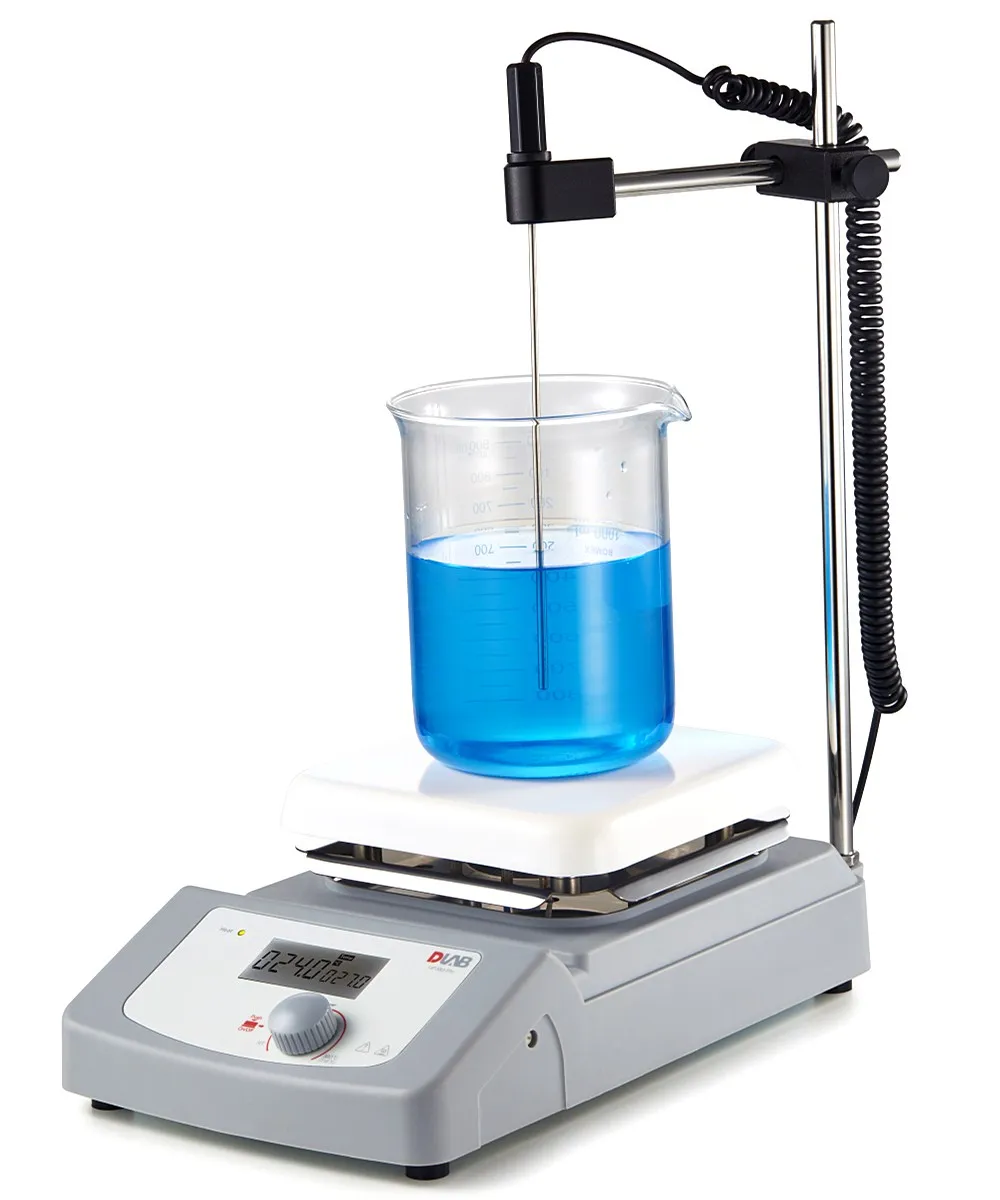 LCD Digital Hotplate with sensor, Aluminum cover with ceramic coating, Dlab HP380-Pro, Max. heating temperature is 380C
LCD Digital Hotplate with sensor, Aluminum cover with ceramic coating, Dlab HP380-Pro, Max. heating temperature is 380C