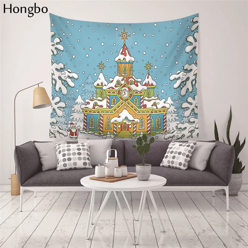 Hongbo Merry Christmas Tapestry Snowman Santa Claus Snowflake Print New Year Living Room Wall Hanging Decoration Blanket
Hongbo Merry Christmas Tapestry Snowman Santa Claus Snowflake Print New Year Living Room Wall Hanging Decoration Blanket