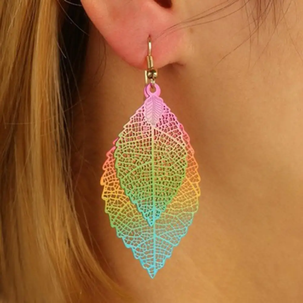 Ethnic Multi-color Leaf Pendant Drop For Women Fashion Hollow Long Dangle Hook Earrings Party Jewelry
Ethnic Multi-color Leaf Pendant Drop For Women Fashion Hollow Long Dangle Hook Earrings Party Jewelry