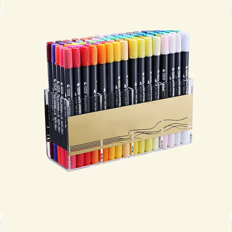 Dual Tip Brush Marker Pens Highlighter Pen Anime Painting Oil Color Pen Coloring Book Journal 998
Dual Tip Brush Marker Pens Highlighter Pen Anime Painting Oil Color Pen Coloring Book Journal 998