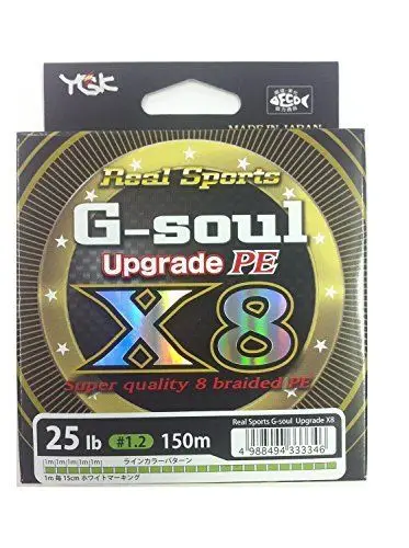 Four-Ami YGK line G-soul X8 UPGRADE 200m 50 Lb 2.5 
Four-Ami YGK line G-soul X8 UPGRADE 200m 50 Lb 2.5