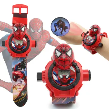 Spiderman Ironman Captain America Electronic Projection Students Kids Watches Table Children Watch
Spiderman Ironman Captain America Electronic Projection Students Kids Watches Table Children Watch