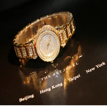 High Quality Female Watches High-End Chain Watches Full Rinstone Quartz Women's Watch
High Quality Female Watches High-End Chain Watches Full Rinstone Quartz Women's Watch