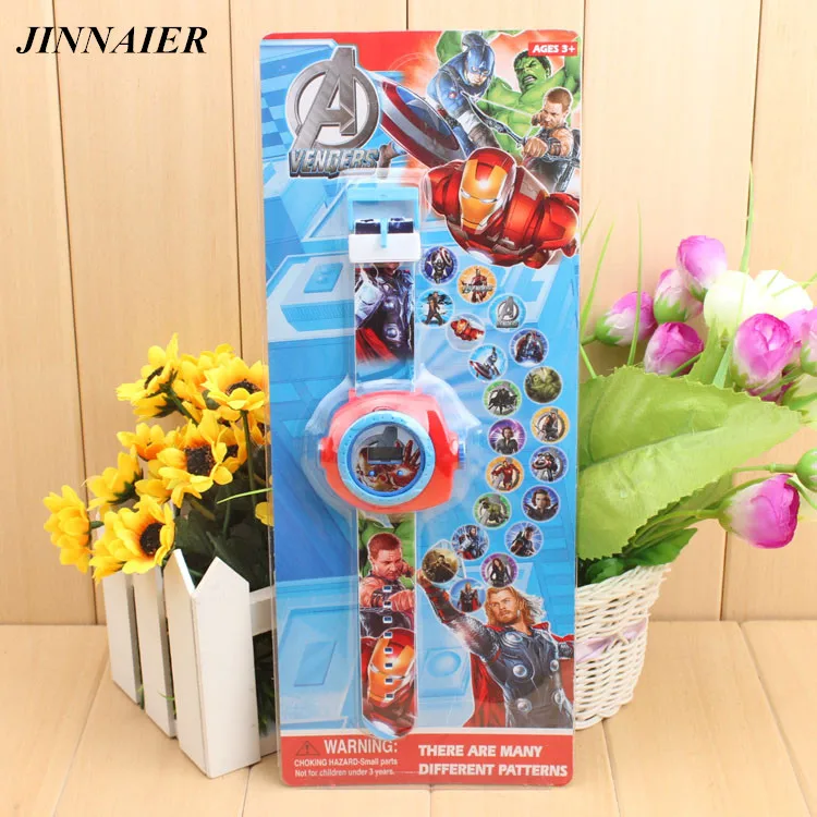 10 units/lot wholesale 20/24 pattern projection watch cartoon Avengers kids boys gifts LED digital wristwatch with package
10 units/lot wholesale 20/24 pattern projection watch cartoon Avengers kids boys gifts LED digital wristwatch with package