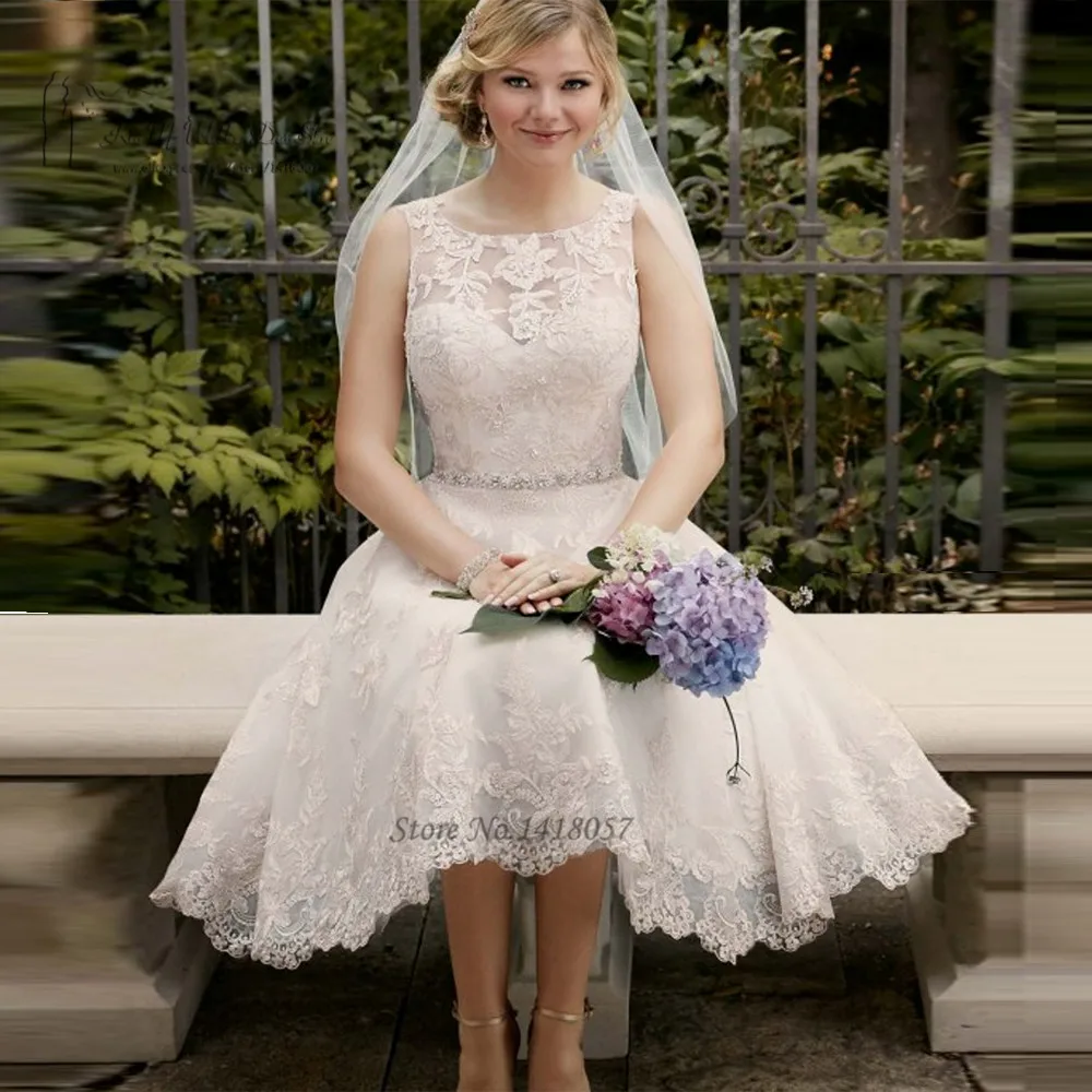 Vintage Boho Short Wedding Dress Lace 2016 Vestido de Noiva Curto Knee Length Bridal Dresses Gowns Sash Abito da Sposa
Vintage Boho Short Wedding Dress Lace 2016 Vestido de Noiva Curto Knee Length Bridal Dresses Gowns Sash Abito da Sposa