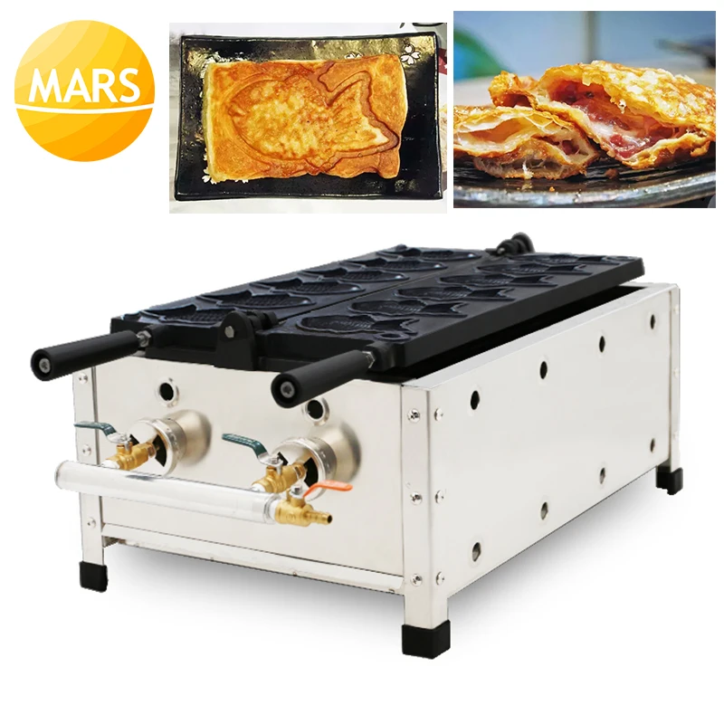 MARS Croissant Taiyaki Machine Fish Cone Maker Commercial Waffle Fish Cake Snacks Device Gas Taiyaki Maker
MARS Croissant Taiyaki Machine Fish Cone Maker Commercial Waffle Fish Cake Snacks Device Gas Taiyaki Maker