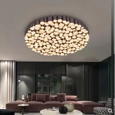 Nordic ceiling lamp Post-modern creative bedroom round led living room lamp atmosphere simple modern ceiling lamp
Nordic ceiling lamp Post-modern creative bedroom round led living room lamp atmosphere simple modern ceiling lamp