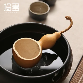 Creative Natural Chinese Calabash Tea Scoops Matcha Scoop Kong fu Tea Set Tools Teaspoon Green Tea Bailer Kitchen Accessories
Creative Natural Chinese Calabash Tea Scoops Matcha Scoop Kong fu Tea Set Tools Teaspoon Green Tea Bailer Kitchen Accessories