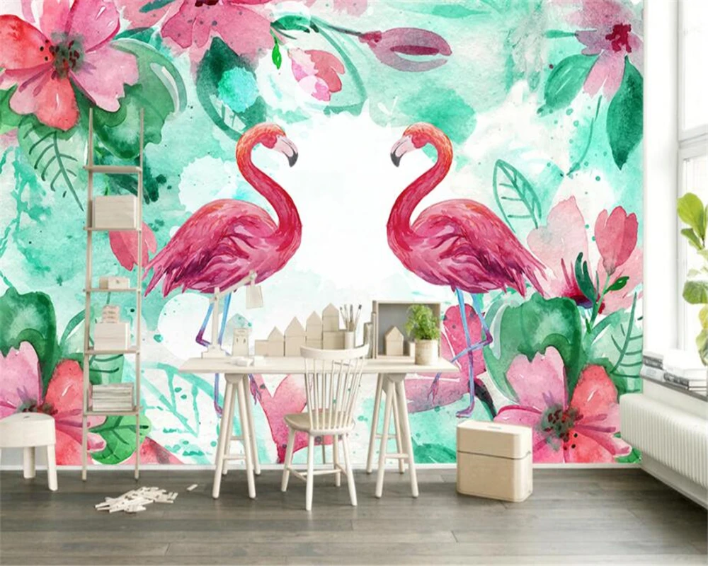 beibehang Custom Wallpaper Home Decorative Fresco Flamingo Tropical Rainforest Southeast Asia TV Sofa Background 3d wallpaper
beibehang Custom Wallpaper Home Decorative Fresco Flamingo Tropical Rainforest Southeast Asia TV Sofa Background 3d wallpaper