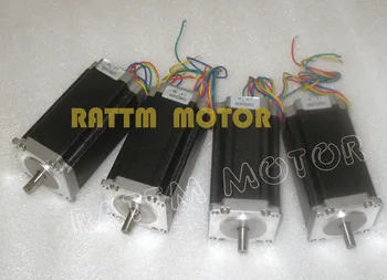 4Pcs Nema23 112mm Stepper Motor 425Oz-in 4-lead CNC 3A CNC Stepping Motor 3D Printer 23HS2430
4Pcs Nema23 112mm Stepper Motor 425Oz-in 4-lead CNC 3A CNC Stepping Motor 3D Printer 23HS2430