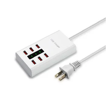 6USB Ports Smart USB Charger Adapter Desktop Universal Extension Socket Power Adapter EU US UK Plug For Mobile Phone Tablet
6USB Ports Smart USB Charger Adapter Desktop Universal Extension Socket Power Adapter EU US UK Plug For Mobile Phone Tablet
