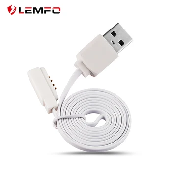 Lemfo Magnetic Charging Cable USB 2.0 Male to 4 Pin Pogo Magnetic Charger Cable Cord For Smart Watch KW18 LF07 T89 M1 N58 Z03
Lemfo Magnetic Charging Cable USB 2.0 Male to 4 Pin Pogo Magnetic Charger Cable Cord For Smart Watch KW18 LF07 T89 M1 N58 Z03