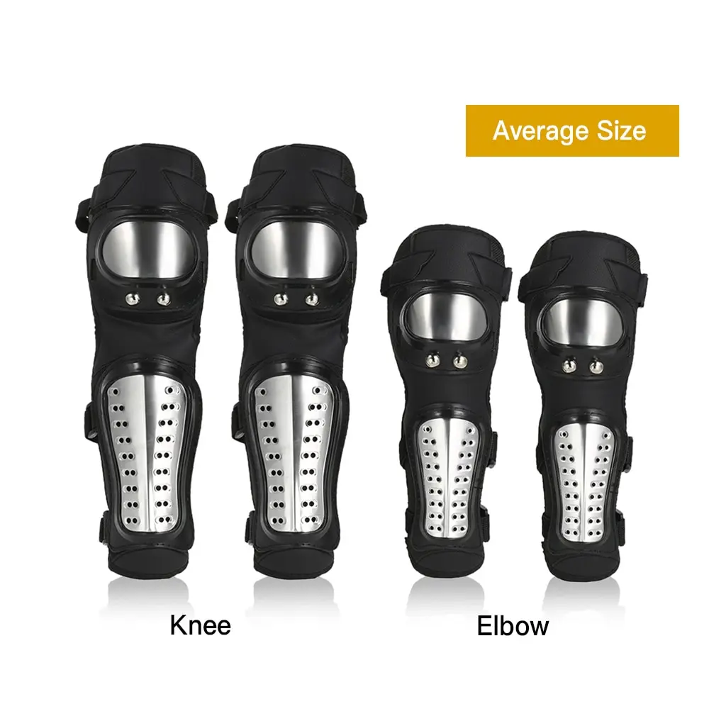 New Elbow Knee Shin Guard Pads 4Pcs Kit Adjustable Knee Protector Moto Sports Knee Pads Protective Gear Breathable Elbow Armor
New Elbow Knee Shin Guard Pads 4Pcs Kit Adjustable Knee Protector Moto Sports Knee Pads Protective Gear Breathable Elbow Armor