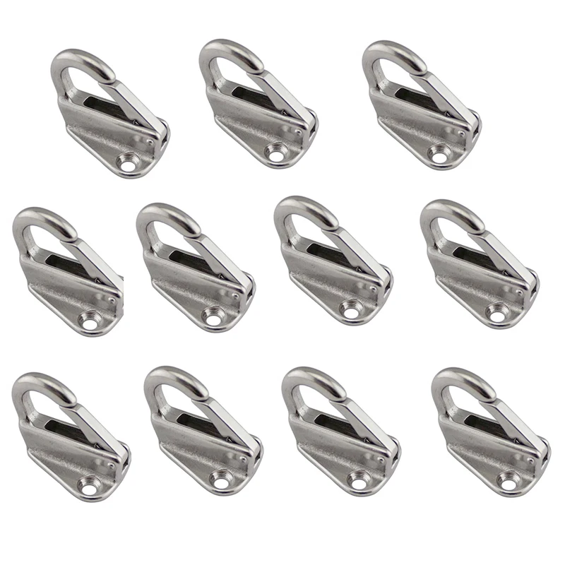Stainless Steel 316 Spring Locked Fender Hook Snap Fending Hook Attach Rope Boat Sail Tug Ship marine Hardware 10pcs
Stainless Steel 316 Spring Locked Fender Hook Snap Fending Hook Attach Rope Boat Sail Tug Ship marine Hardware 10pcs
