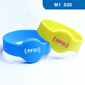 WB02 Silicone RFID Wristband RFID Bracelet ISO14443A 13.56MHz with M1 S50 Chip
WB02 Silicone RFID Wristband RFID Bracelet ISO14443A 13.56MHz with M1 S50 Chip