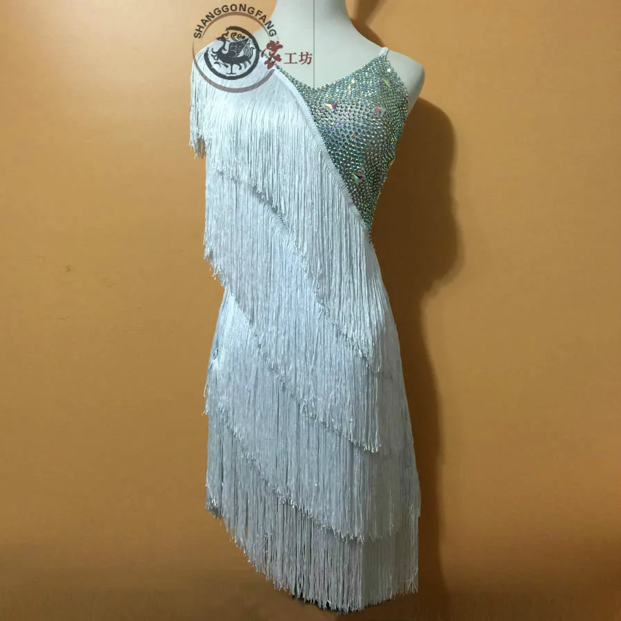 New style latin dance costume sexy stones tassel latin dance dress for women latin dance competition dresses A75 S-4XL
New style latin dance costume sexy stones tassel latin dance dress for women latin dance competition dresses A75 S-4XL