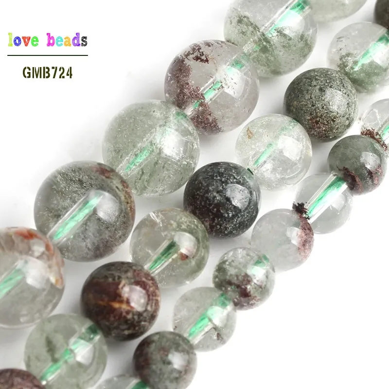 6/8/10mm Nature Green Ghost Quartz Loose Spacer Beads for Jewelry Making DIY Bracelet 15inches Strand Stone Beads
6/8/10mm Nature Green Ghost Quartz Loose Spacer Beads for Jewelry Making DIY Bracelet 15inches Strand Stone Beads