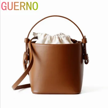 GUERNO Summer bag retro leather new bucket bag fashion single shoulder messenger bag trend ad001
GUERNO Summer bag retro leather new bucket bag fashion single shoulder messenger bag trend ad001