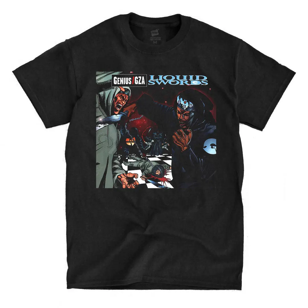 GZA - Liquid Swords - Black T-Shirt Sleeve T Shirt Summer Men Tee Tops Clothing Fashion Men Round Neck Men Top Tee Plus Size
GZA - Liquid Swords - Black T-Shirt Sleeve T Shirt Summer Men Tee Tops Clothing Fashion Men Round Neck Men Top Tee Plus Size
