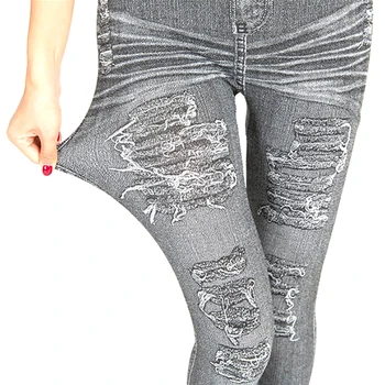 Spring High Waist Slim Fitness Ladies Elastic Jean Legging Push Up Pants Workout Leggins Women Sexy Grey Leggings Femme
Spring High Waist Slim Fitness Ladies Elastic Jean Legging Push Up Pants Workout Leggins Women Sexy Grey Leggings Femme