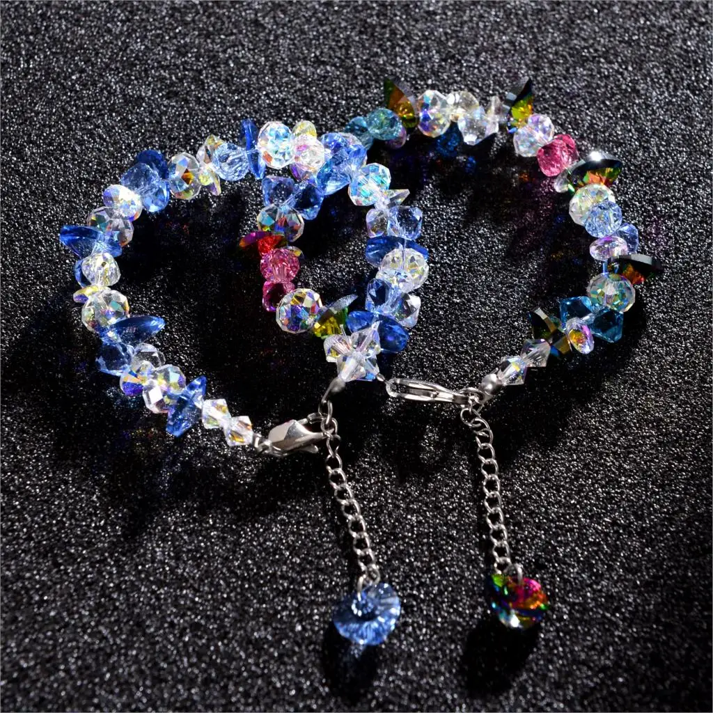 Ten Colour Crystal from Swarovski Austria crystal Women Bracelets Hand string Fine Jewelry Gift for Lady 6
Ten Colour Crystal from Swarovski Austria crystal Women Bracelets Hand string Fine Jewelry Gift for Lady 6